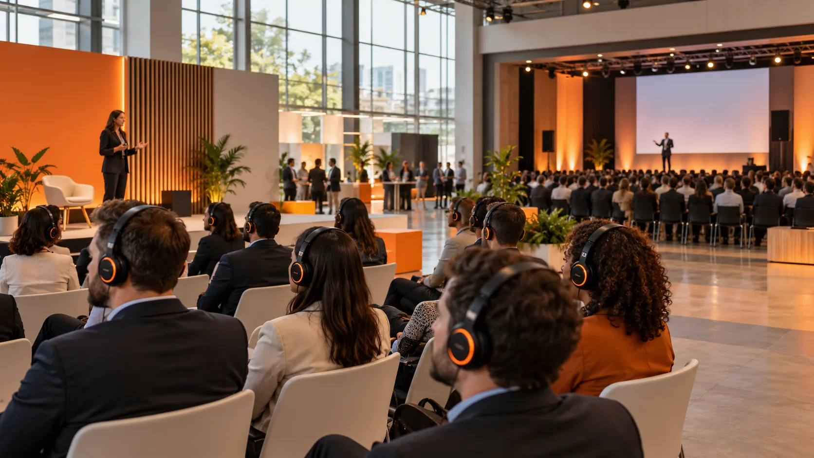 Palestra Silenciosa e Sonorização Tradicional em Eventos